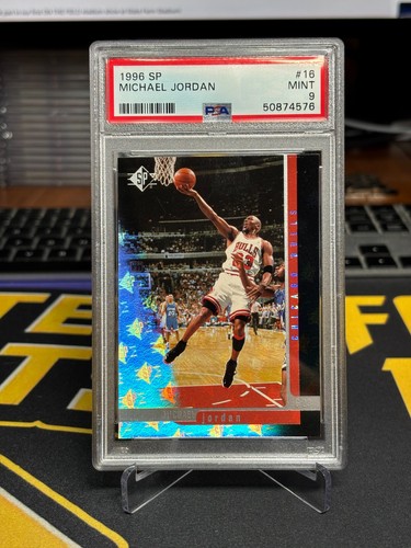 1996 SP MICHAEL JORDAN #16 PSA 9 NBA Chicago Bulls