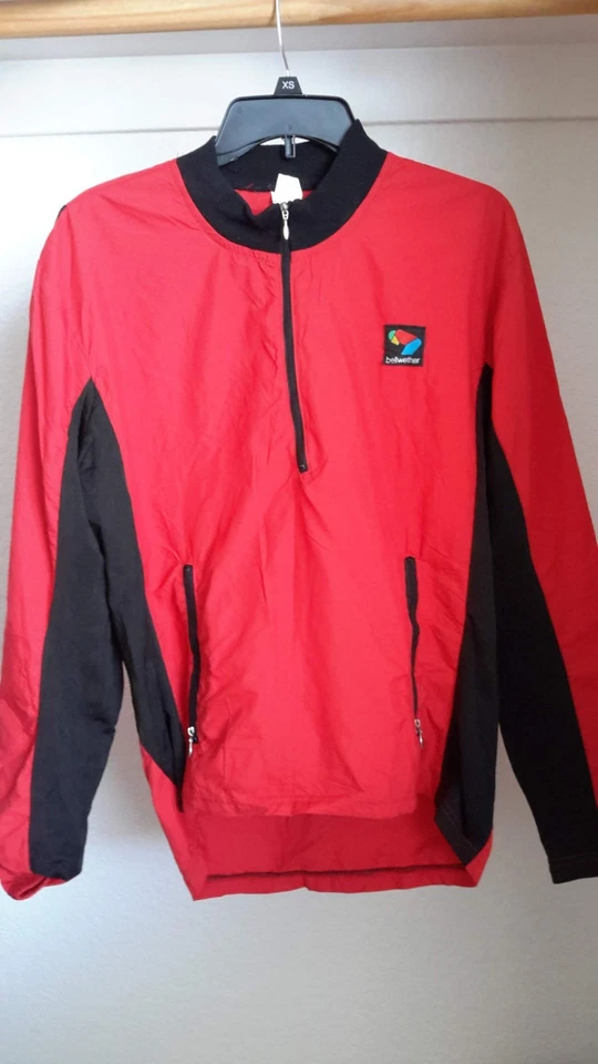 Vintage Bellwether Half Zip Jacket Unisex Medium Cycling Windbreaker USA 90s - Image 2 of 4