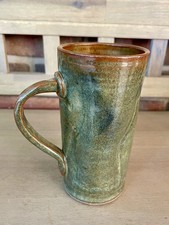 WoW Handmade Signed Studio Pottery Mug Rustic...