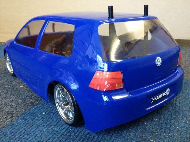 Kamtec Golf MK4 V5 GTi 1:10 RC Car Body shell £18.99 Tamiya repro