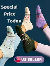 SPECIAL 5 PAIRS Women's Tri-Block Bombas Socks   Size S, M, L Multi Colors 