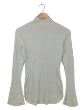 UNIQLO Pull en maille fine Dames Pull T EU 38 beige clair style décontracté