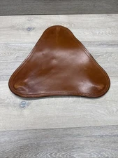 Vintage Palermo Leather Workshop Saddle Stool 3 Legged Tripod Replacement Seat