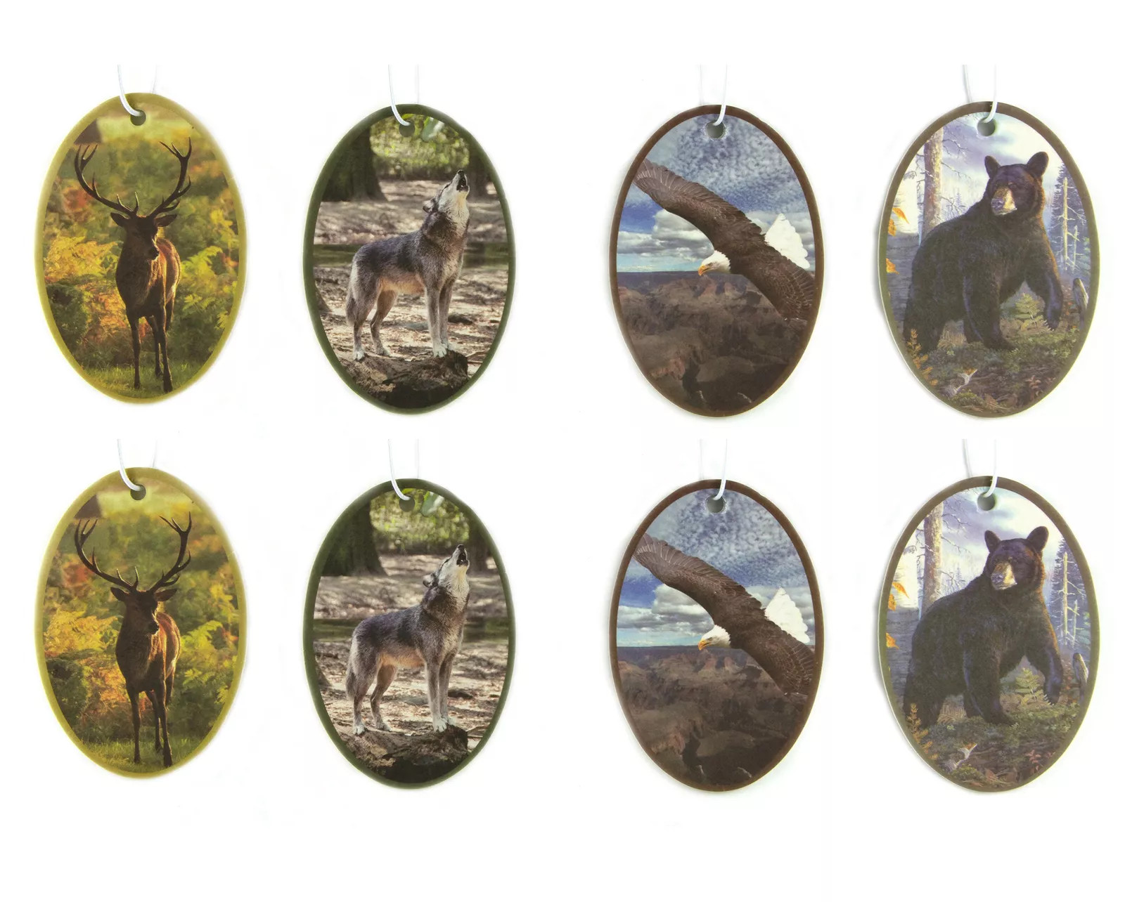 Woodland Creek Car Air Freshener Pine and Fir Scented 8-Pack