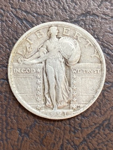 1921-P Standing Liberty Quarter 25c Coin