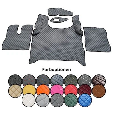 Tapis de sol en similicuir pour camion intérieur pour MAN TGX 2020 +... - Photo 1/4
