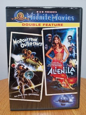 Morons From Outer Space Alien From LA Double Feature DVD MGM Midnite Movies