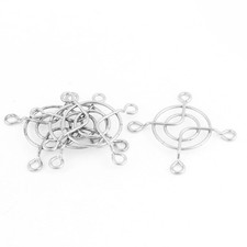 4 Pcs Axial Cooling Fan Finger Guard Grill Metal Wire 40mm AC DC Computer CPU