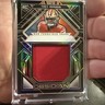 2021 Obsidian Football TREY SERMON #/75 Volcanic Orange Etch Jersey Patch 49ers
