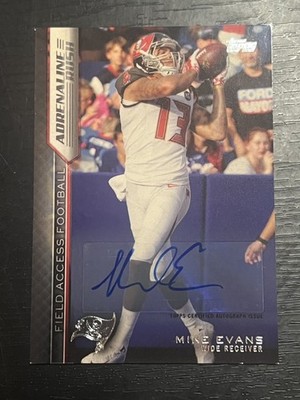 2015 Topps Field Access - Adrenaline Rush Mike Evans #ARA-ME Autographs (AU)