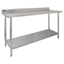 Commercial 6FT Table Stainless Steel Kitchen Prep Work Bench Catering Surface