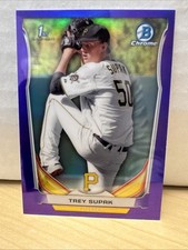 2014 Bowman Chrome TREY SUPAK #244 Mini Purple Refractor RC #2/3