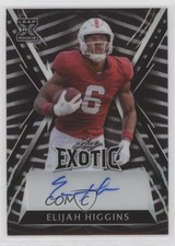 2023 Leaf Exotic Zebra Prismatic 13/13 Elijah Higgins #BA-EH2 Auto 10k8
