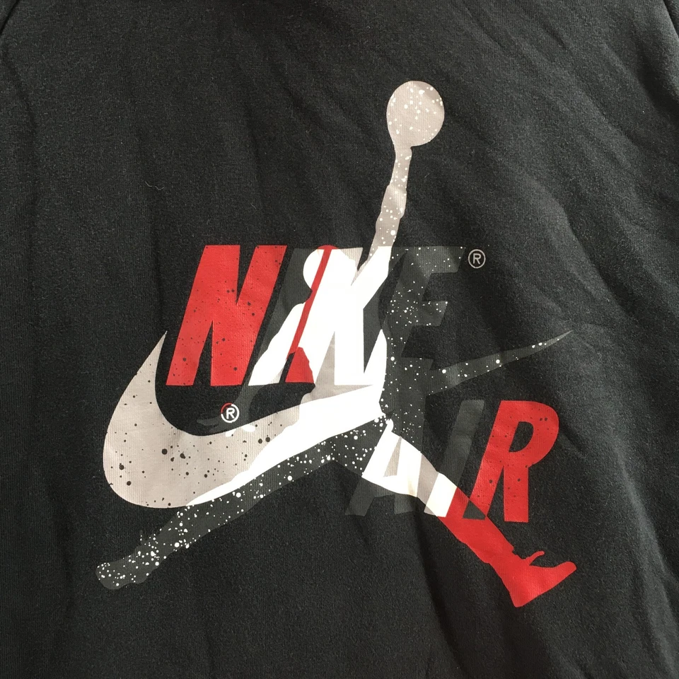 Nike Air Jordan Jumpman Classic Hoodie & Sweatshirt Mens 2XL Black Long Sleeve - Image 4 of 4