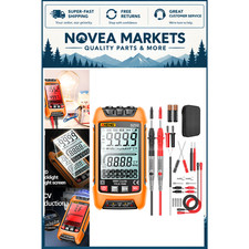 Smart Digital Multimeter TRMS 9999 Count Auto Range NCV Voltage Tester Tool