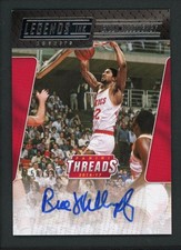 2016-17 BILL WILLOUGHBY 58/99 AUTO PANINI THREADS LEGENDS INK AUTOGRAPHS