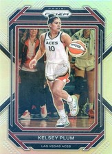 2023 Panini Prizm WNBA KELSEY PLUM #4 SILVER PRIZM ACES SPARKS