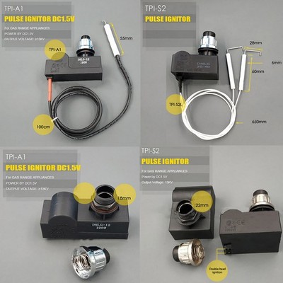 DHLG12 Einkopf-Impulszünder-Batterie Zünden Doppelkopf-Schusswaffe Für Gas Ofen