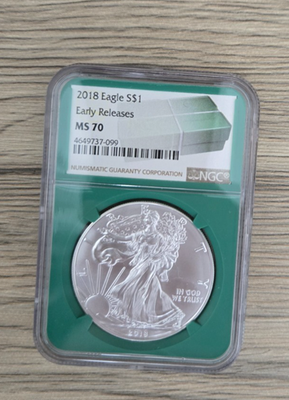 2018 American Silver Eagle NGC Graded MS 70 Early Release | eBay