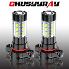 Fit 2014 2015 Jeep Cherokee 6000K H16 5202 2504 LED Fog Light Bulbs 2X white A++