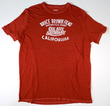 Bruce Brown Films On Any Sunday Lucky Brand Burnout 2XL T Shirt Motorcycle Sport