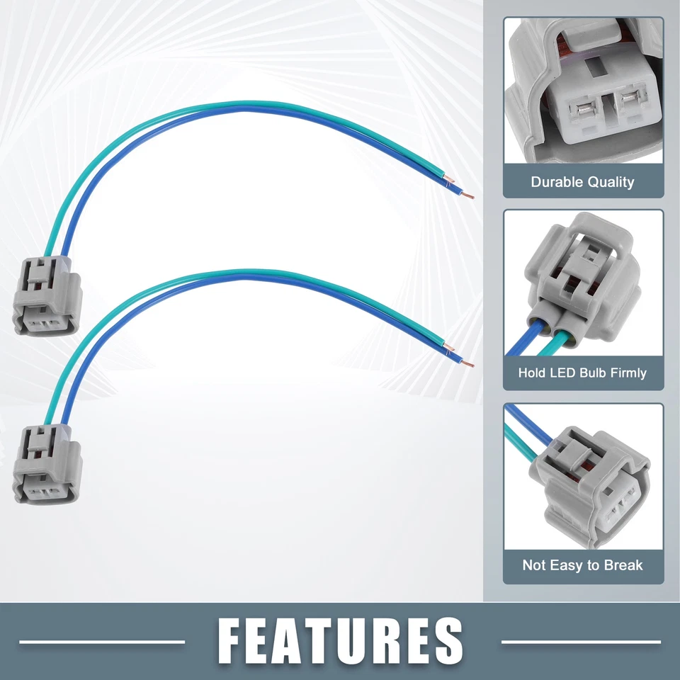 Arnés conector enchufe señal luz de giro 90980-11019 para Scion IQ (juego de 2) Foto 3 de 4