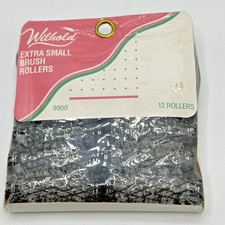 Wilhold Brush Rollers Extra Small 12 Curlers 1/2 Inch Vintage