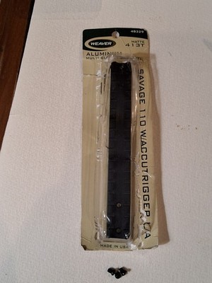 Weaver 413T Scope Mount Base for Savage 110/111/114/116 AccuTrigger   NOS