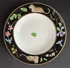 MINT! LYNN CHASE JAGUAR JUNGLE 9-1/4" RIMMED SOUP BOWL -- UNUSED! -- Quantity