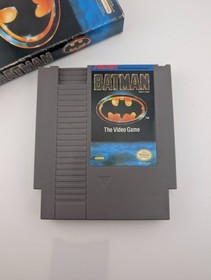 Batman The Video Game Nintendo NES Sunsoft 1989 - Original Box & Game - Untested
