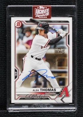 2023 Archives Signature Series 28/99 Alek Thomas (2021 Bowman Draft) Auto 0c6