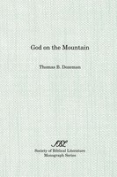 God On The Mountain Thomas B. Dozeman Taschenbuch Englisch 1989