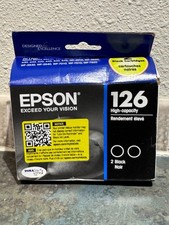Epson 126 High Capacity Black Ink Cartridges - EXP 01/2029