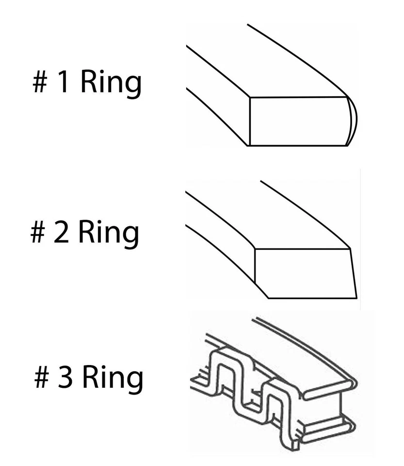 Juego de anillos de pistón de motor R38856-020 Foto 2 de 4
