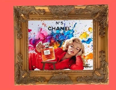 Jaye Metcalfe 11x14 Marilyn Monroe perfume WALL ART