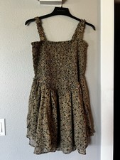 American Eagle Outfitters Women's Sleeveless Green Paisley Dress Medium
