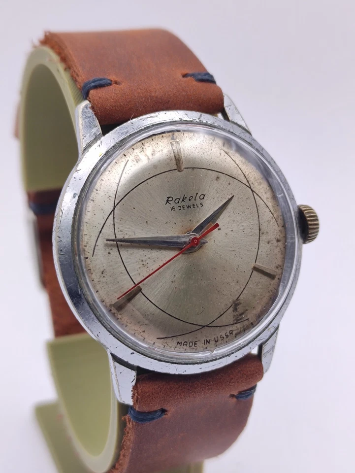 Raketa Atom Watch Original Mens Wrist Watch USSR Serviced Gift For Men - Image 3 of 4