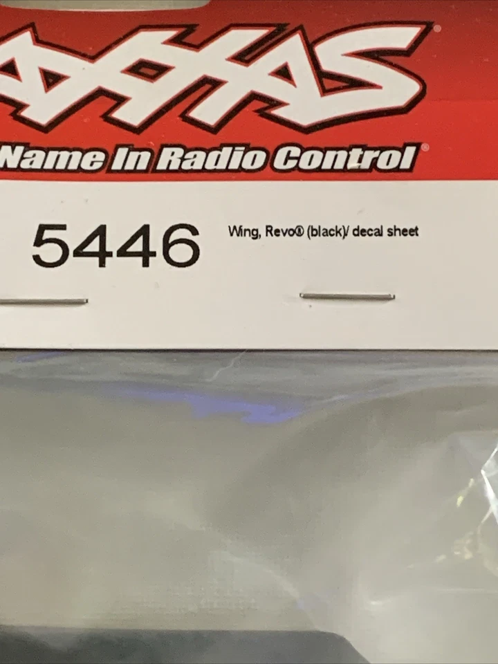 Traxxas Black Wing Revo y hoja de calcomanías 5446 NUEVO Foto 2 de 3
