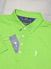 William Murray Ghostbusters Slime Golf Polo Men Size Medium