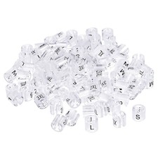 Clothes coat hanger marker 6 size fits 3.5mm transparent rod 120pcs