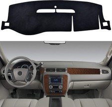 For 2007-2014 Chevy Suburban 2500 Black Suede Fleece Dash Mat For 2007-2014 Chevy Suburban 2500 Black Suede Fleece Dash Mat