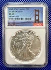 2013 (S) ~ Silver Eagle S$1 ~ NGC MS69 ~ San Francisco Mint ~ #3983467-322