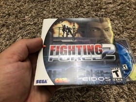 Fighting Force 2 (Sega Dreamcast, 1999) CIB Complete W/ Reg Card Tested Working