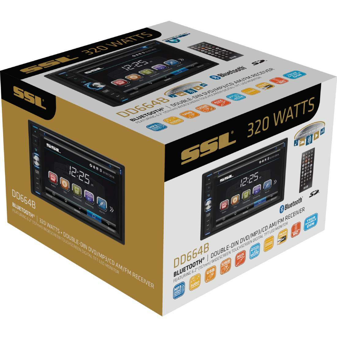 Купить SoundStorm DD664B Double DIN Car 
