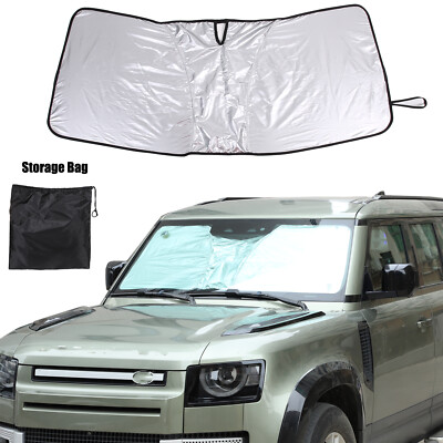 Custom Fits 20-24 Land Rover Defender Windshield Foldable Sun Shade UV Block