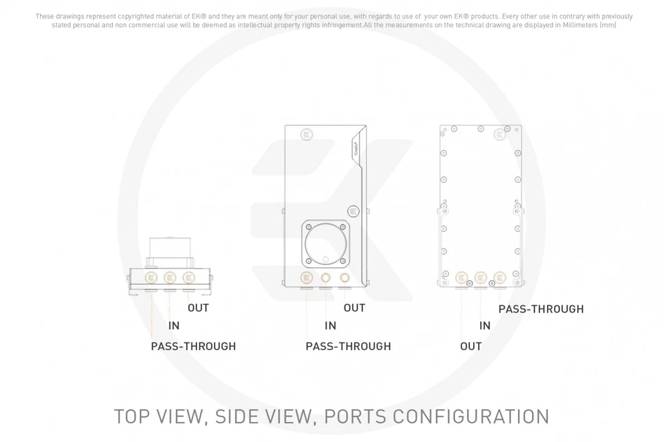 EKWB EK-Quantum Kinetic 3 FLT 240 D5 PWM Pump/Reservoir Combo, D-RGB, Plexi - Image 4 of 4