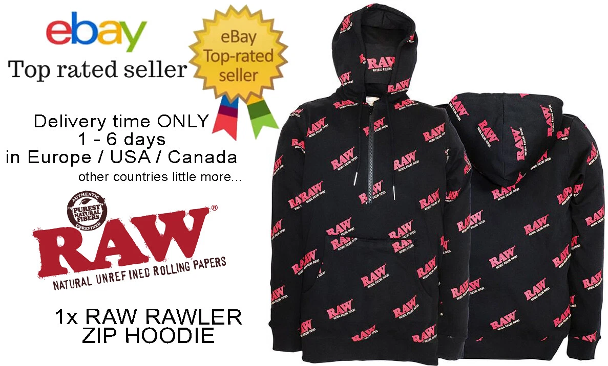 Raw hoodie cheap with rolling tray