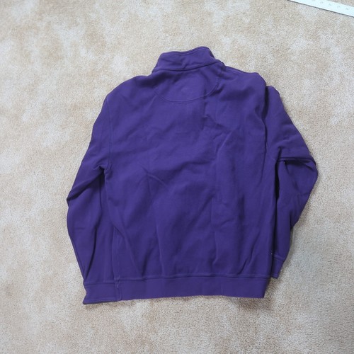 Orvis Pullover Sweater 1/4 Zip Mens Medium Purple long sleeve - Bild 4 von 8