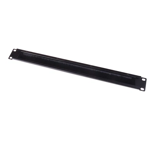 1U19''rack mount it network cabinet brush panel bar slot for cable managemen _ou