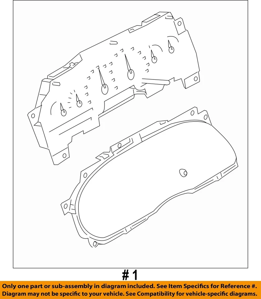 Medidor de instrumentos cluster 4.6L PN:BC2T10849AF OEM 11 12 13 Ford E150 E250 E350 - Imagem 4 de 4